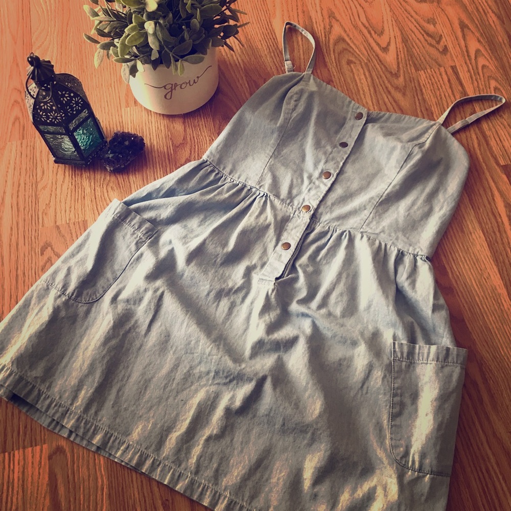 Chambray Denim Dress